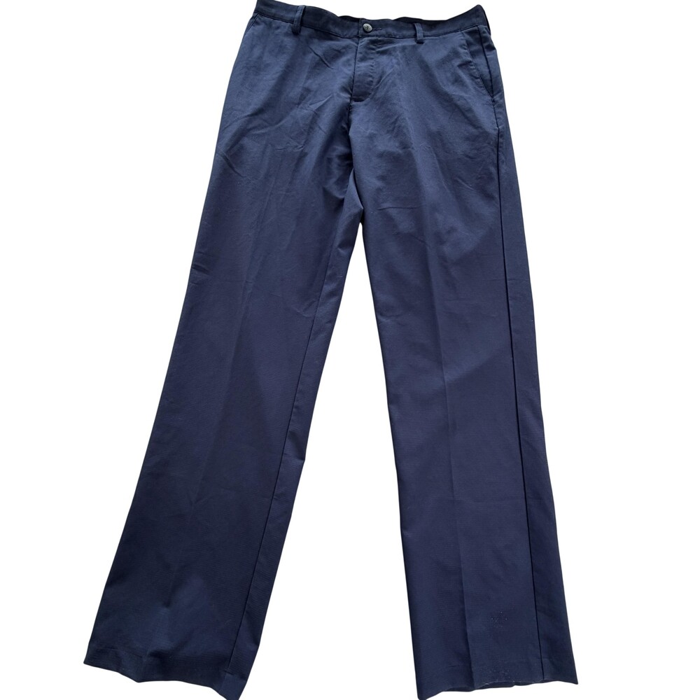 Adidas ClimaCool Pants Mens 34x34 Blue Golf Khakis Lightweight Quick Dry